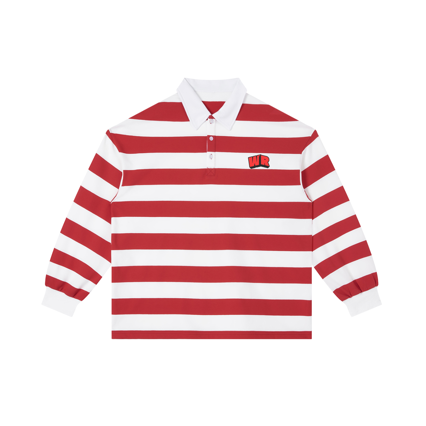 Color Block Stripe Polo Shirt